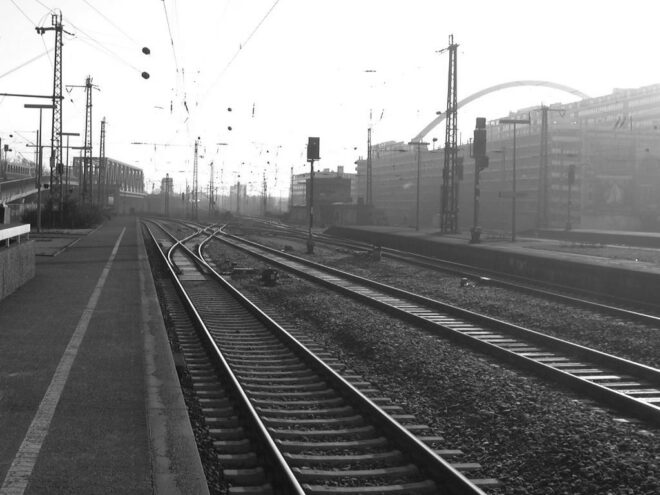 Gleise Bahnhof Köln-Deutz